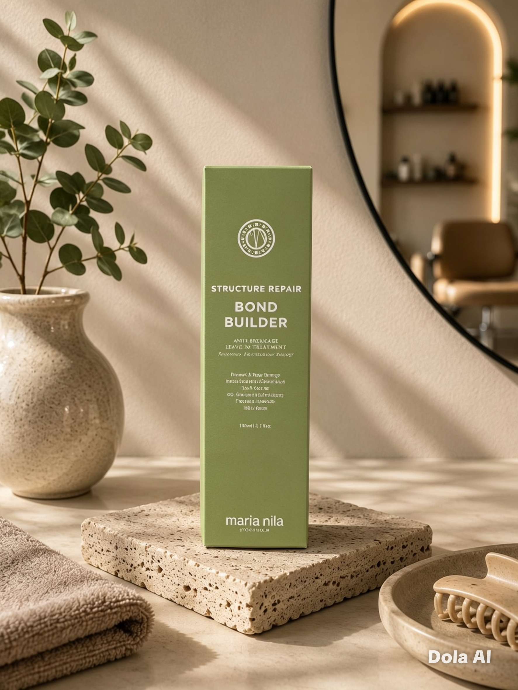 Maria Nila Structure Repair, Bond Builder Leave-in Treatment For Damaged Hair,
